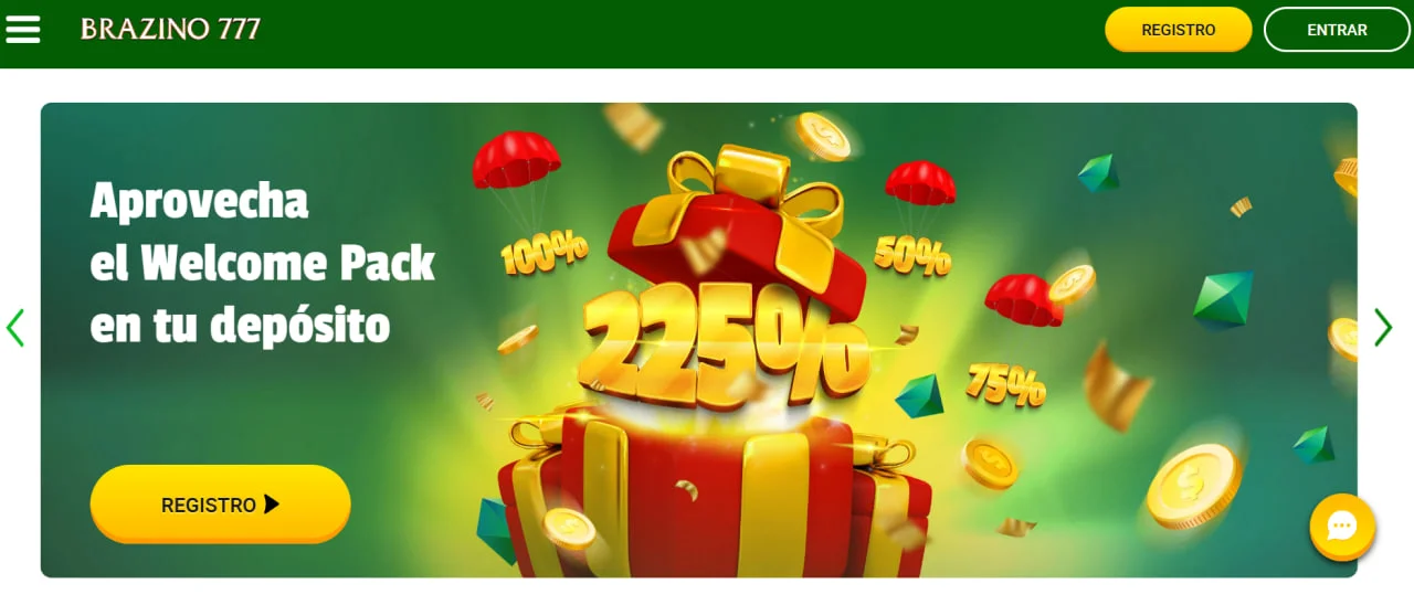 Brazino777 Casino página de inicio