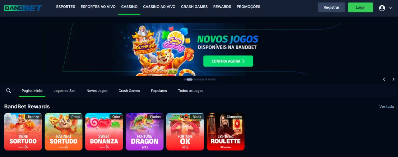BandBet página inicial