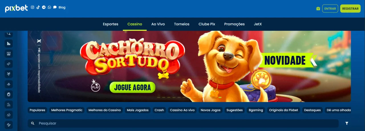 Pixbet página inicial