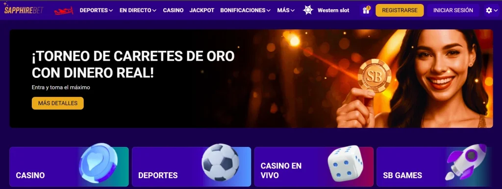 homepage SapphireBet casino