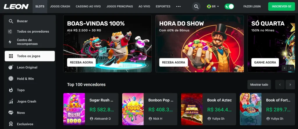 Leon casino página inicial