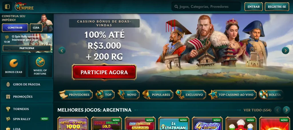 MyEmpire página inicial