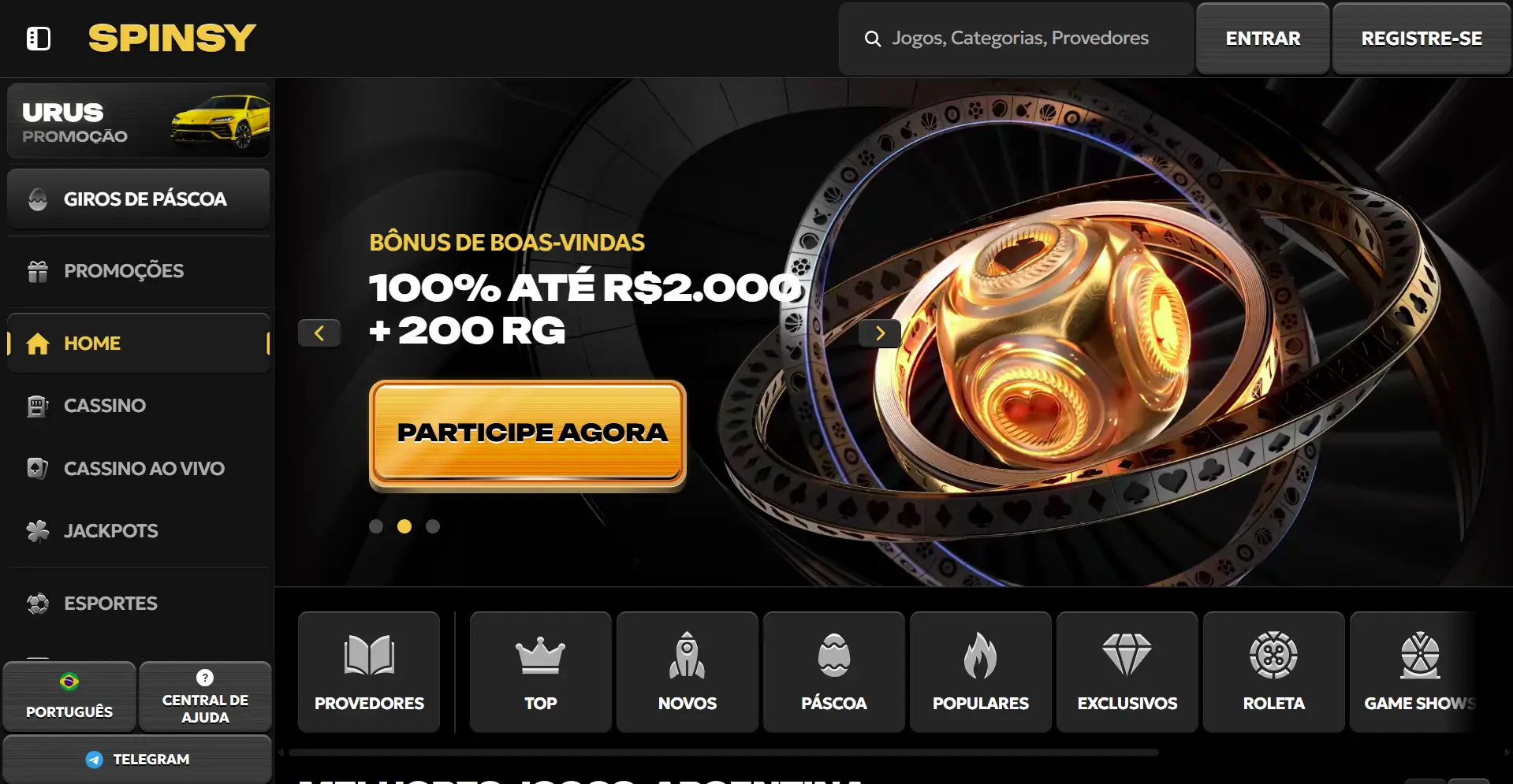 Spinsy Casino Brasil: como funciona o cassino