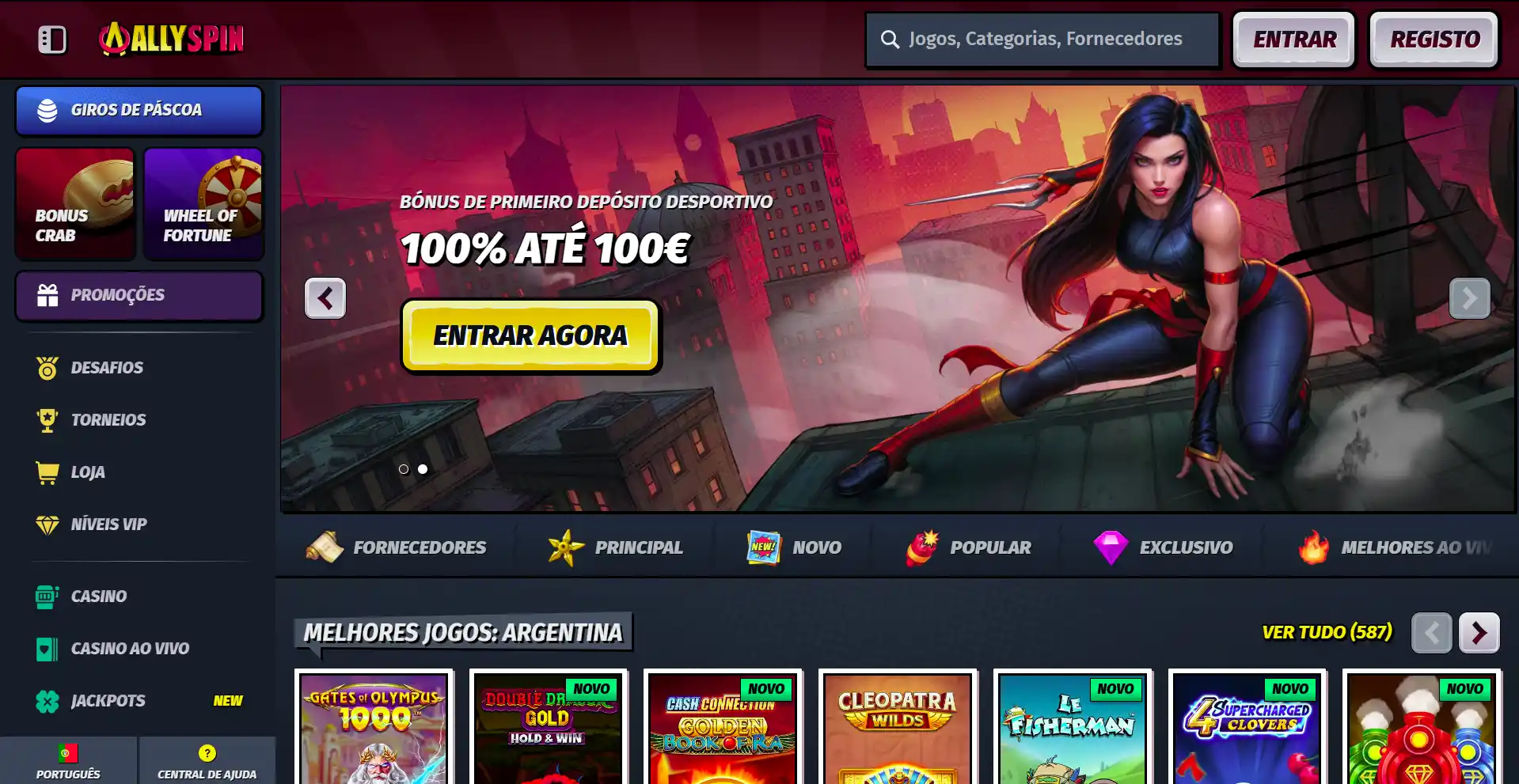 Allyspin Casino no Brasil: visão geral e avaliação