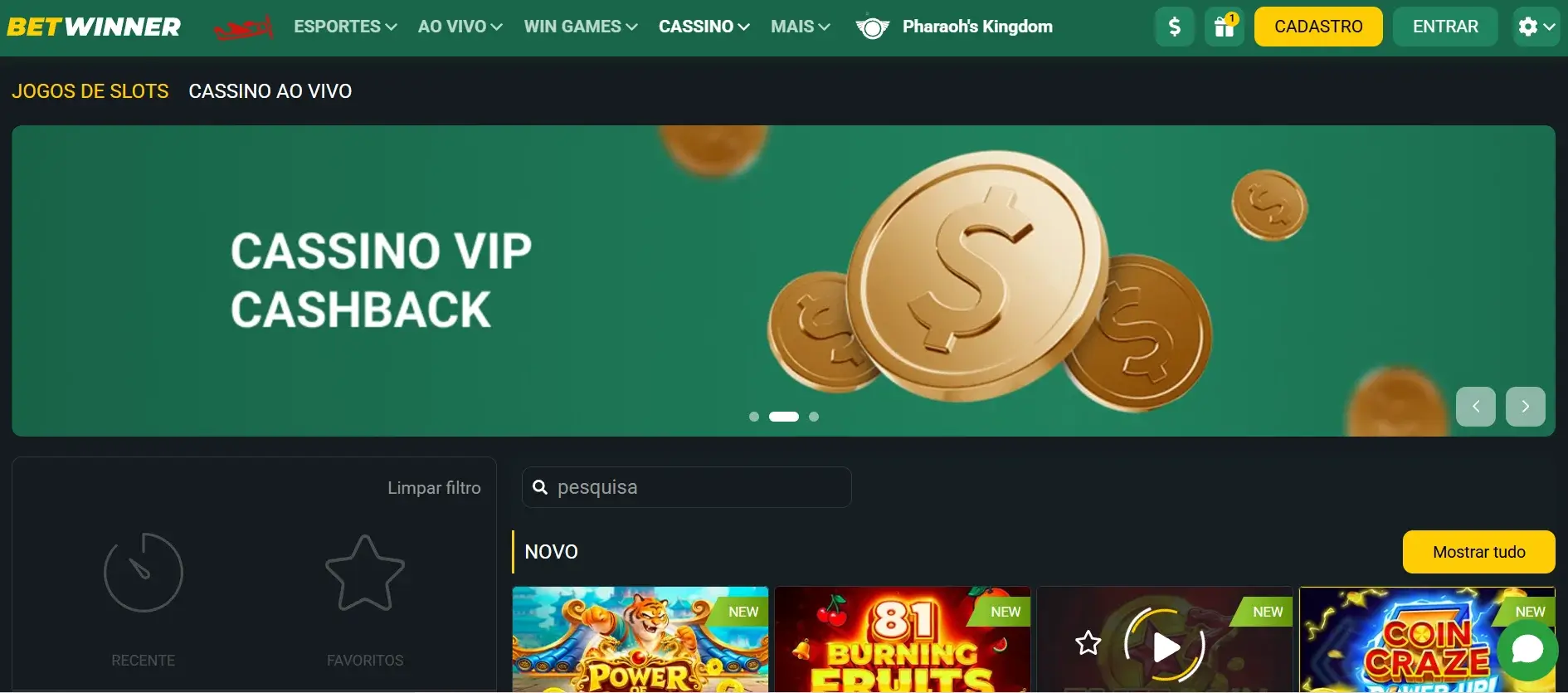 BetWinner cassino