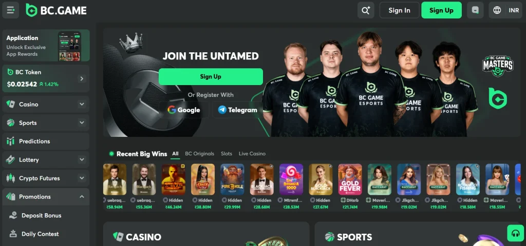 BC Game casino online
